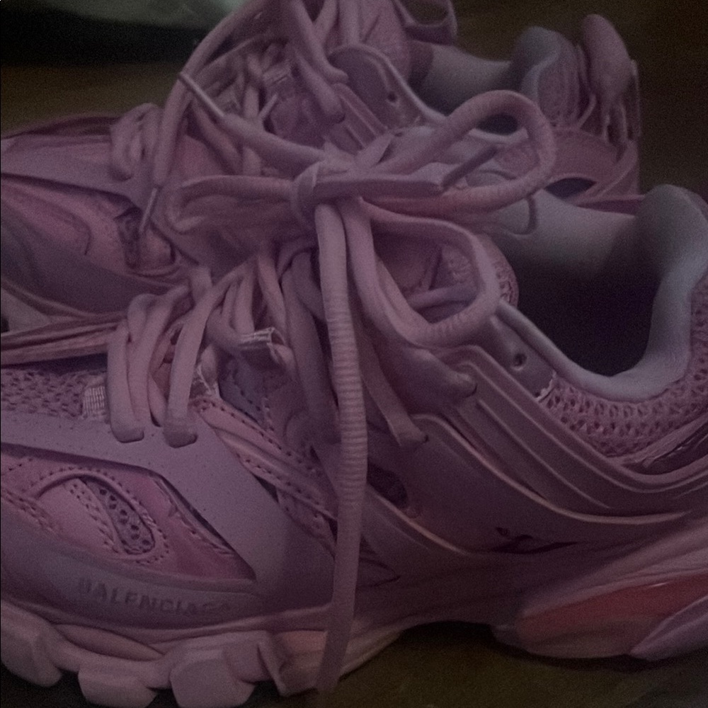 Balenciaga Light Pink Athletic Shoes